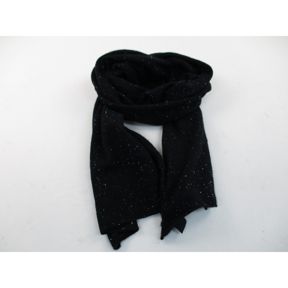 COS Scarf Womens OS Black Speckled Knit Snood Infinity Minimalist Winter 24950